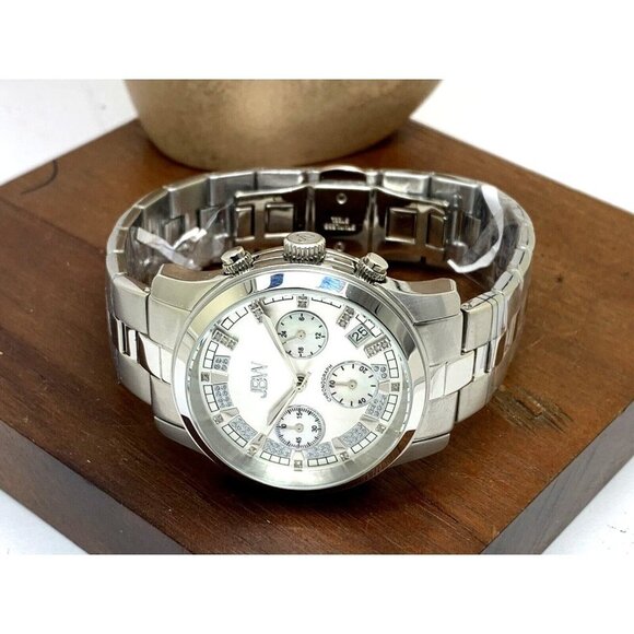 JBW Women's Watch JB-6217-K Muse Diamond Quartz Chronograph Silver Dial … - Picture 7 of 13